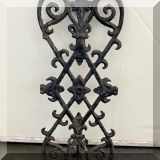 D30. Iron scrollwork. 